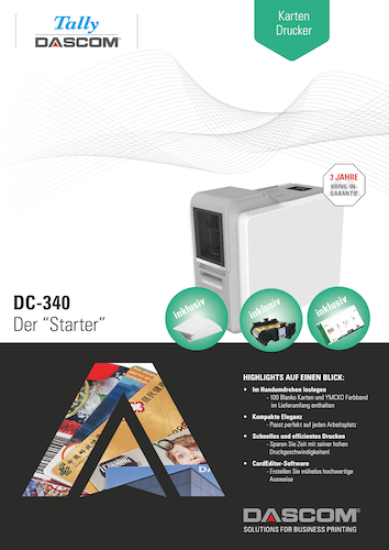 Datenblatt Vorderseite